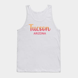 Tucson Arizona map  Arizona tourism Tucson AZ Tank Top